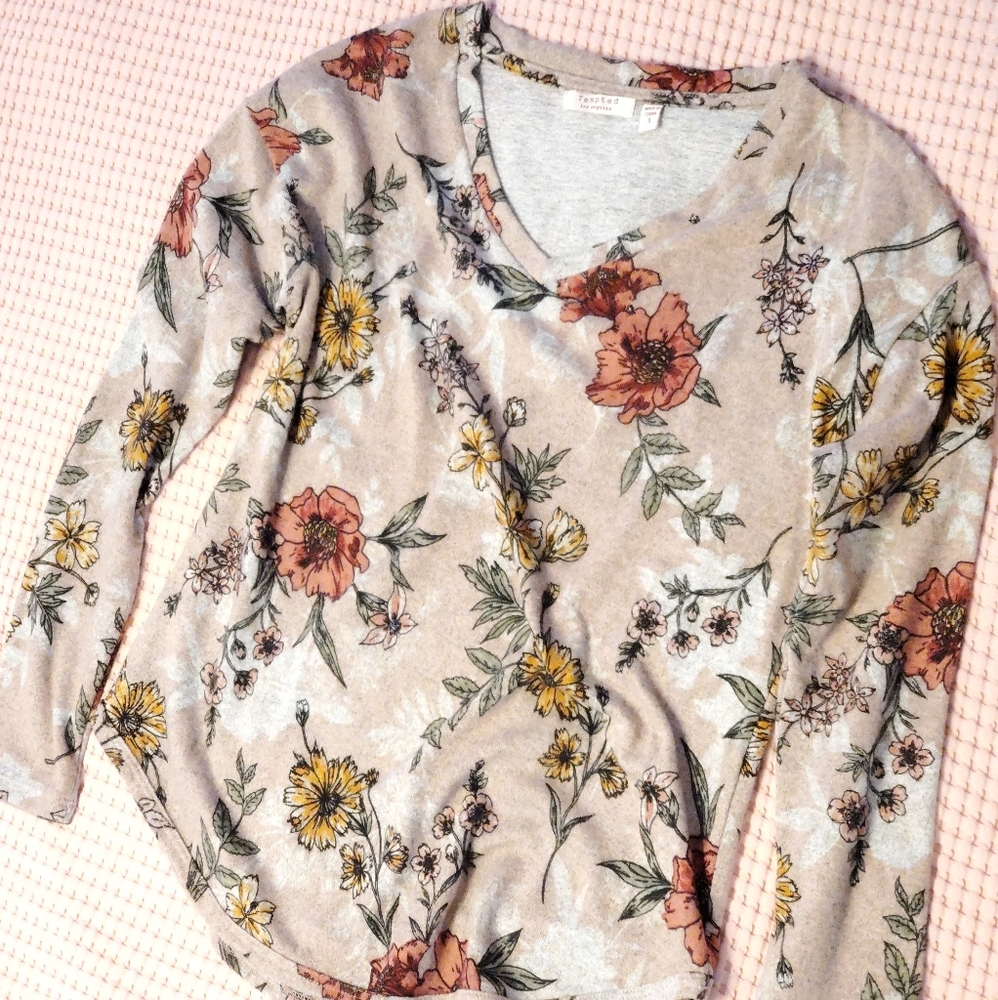 Tempted Los Angeles floral shirt